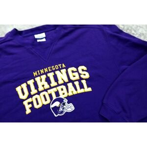 Minnesota Vikings NFL Football Sweatshirt Men's Size XL Reebok Purple